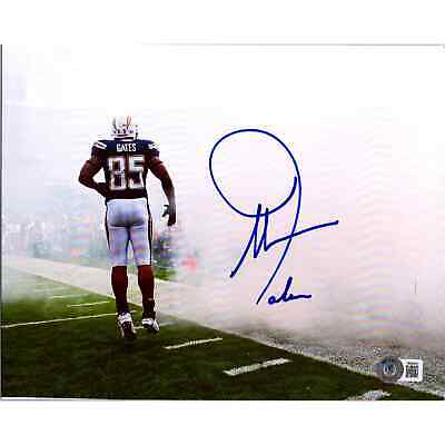 Antonio Gates Signed 8x10 Photo Los Angeles Chargers BECKETT - NFL HOF
