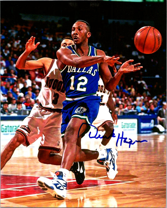 Derek Harper Hand Signed 8x10 Photo Picture Dallas Mavericks Mavs NBA